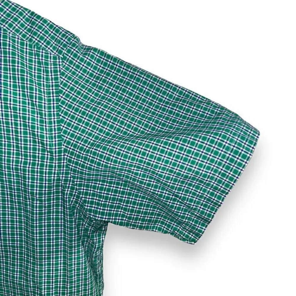 Polo Ralph Lauren Green Check S/S Button Down Shirt L